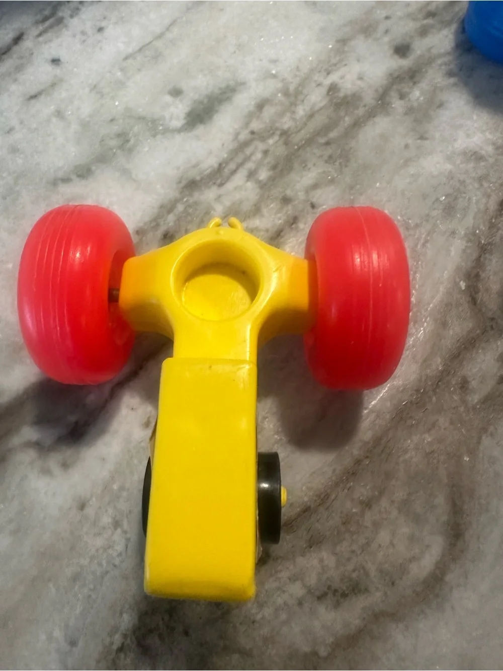 Vintage Fisher Price Farm Little People Set Yellow Farm Tractor Red Wagon